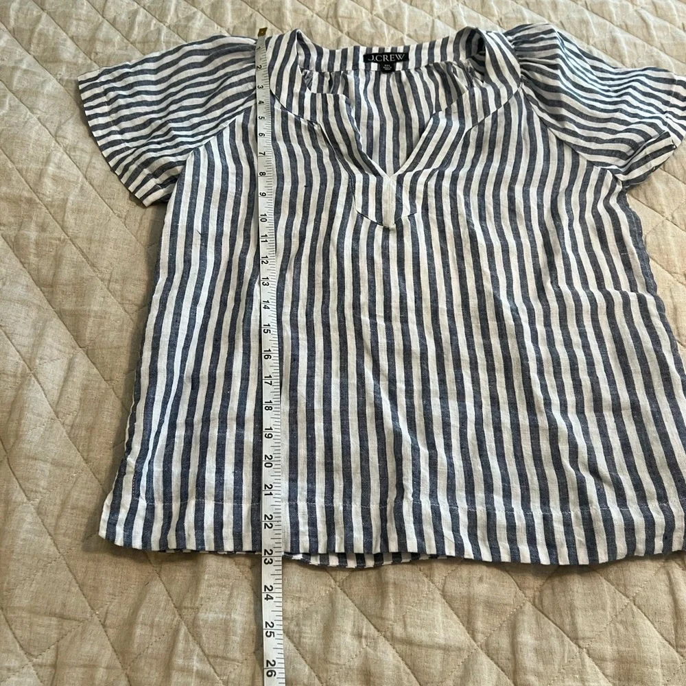 J. Crew linen top